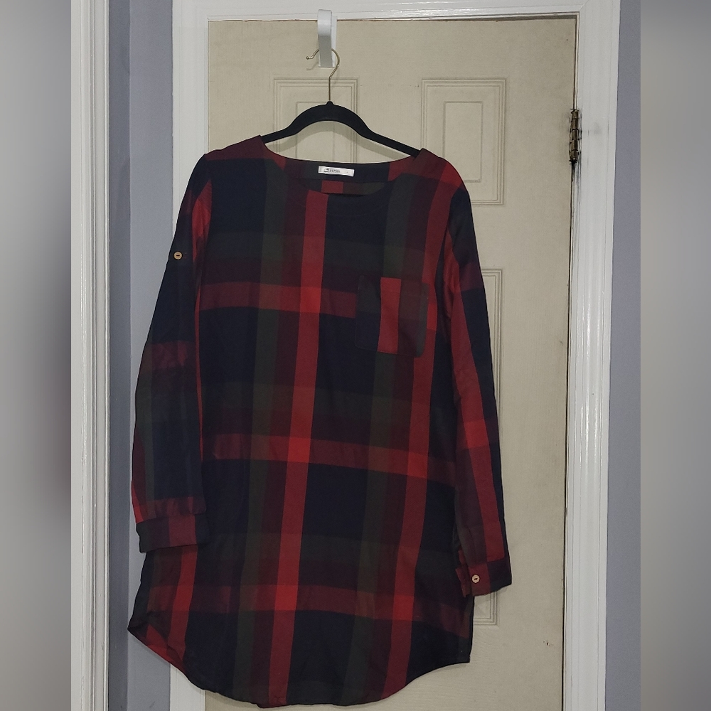 Plaid dress